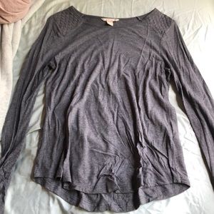 Banana republic grey long sleeve t-shirt